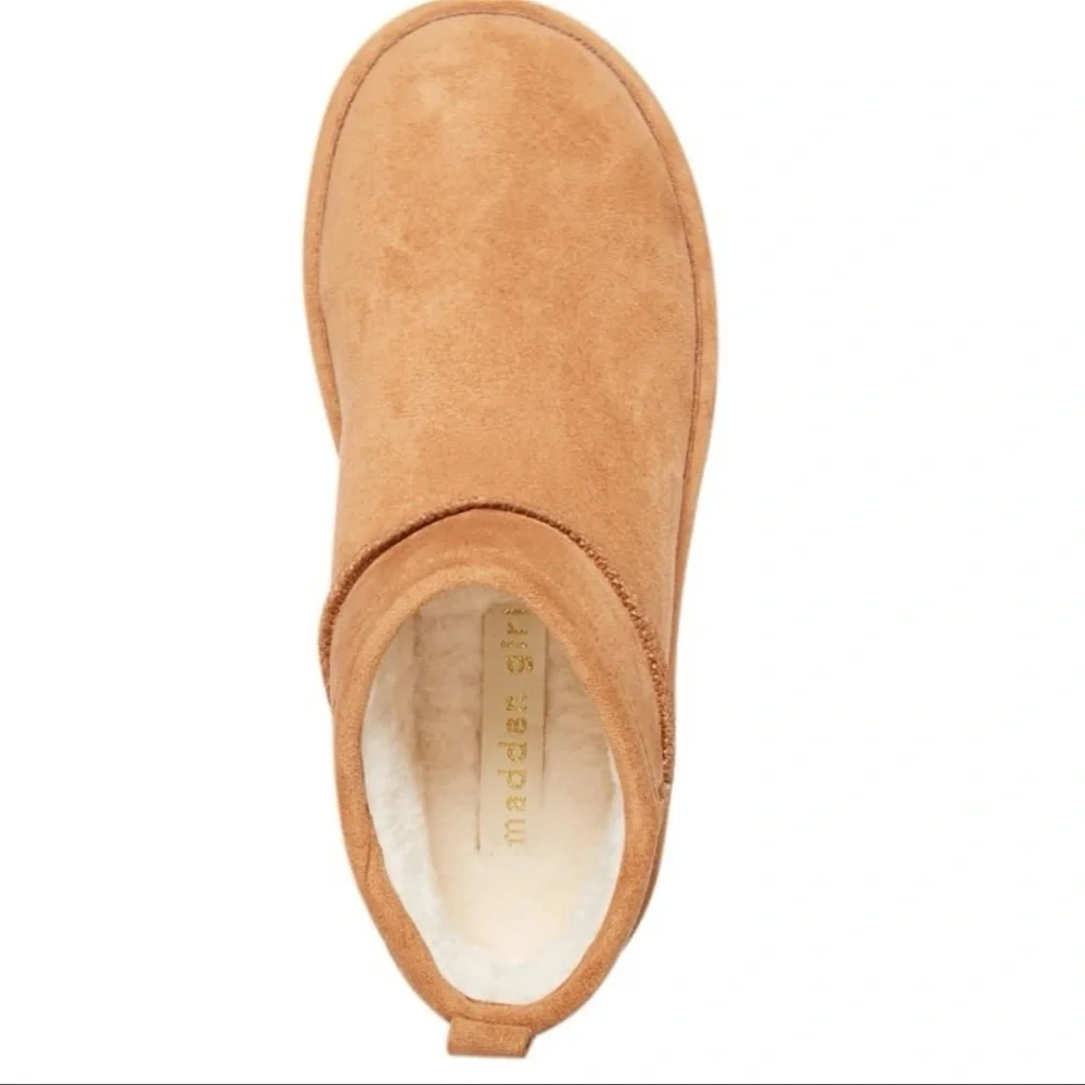 Madden Girl Tan Platform Ankle Boots